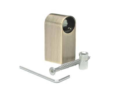 Держатель рейлинга для кухни бронза