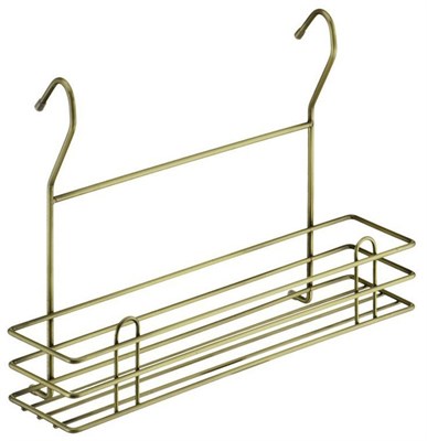 Полка на рейлинг для специй бронза