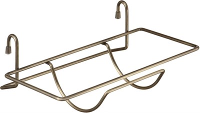 Полка на рейлинг для бумажного полотенца бронза