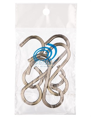 Крючки для рейлинга бронза