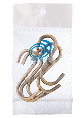 Крючки для рейлинга бронза