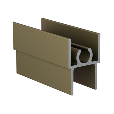 Верхний профиль для шкафа купе шампань