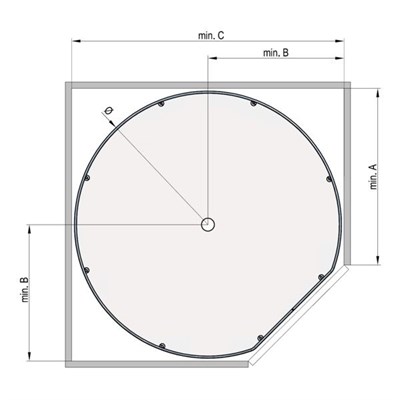 Карусель для кухни размеры