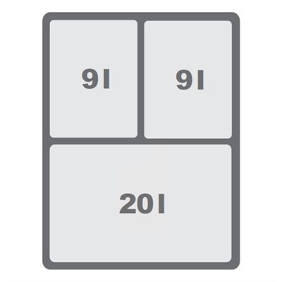 Мусорное ведро JC601 корпус 40 (Крепление к фасаду) - фото 22238