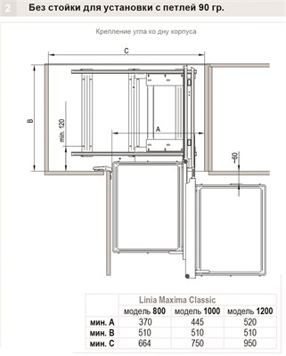 Волшебный уголок для кухни схема 2