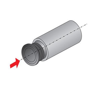 Заглушка для трубы D25 внутренняя - фото 22379
