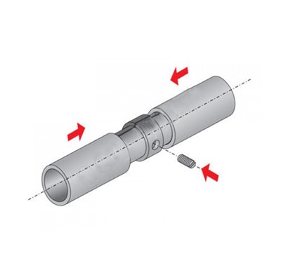 Соединитель для системы труб D25 - фото 22381