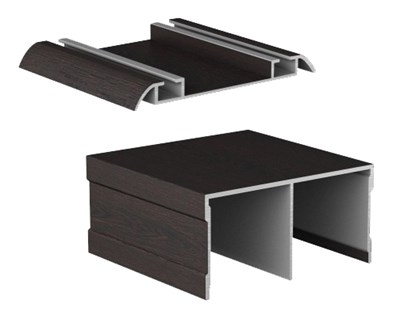 Комплект направляющих для шкафа венге