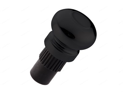 Заглушка для рейлинга черный