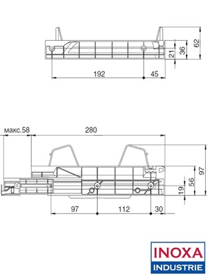 Размеры креплений