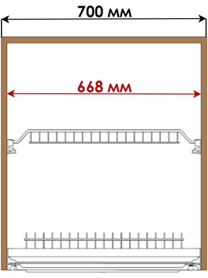 Размер в шкафу