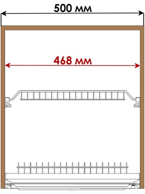 Размер сушилки и шкафа