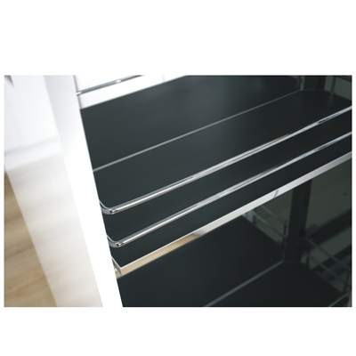 Выкатная корзина 400 мм черная