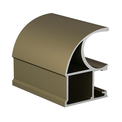 Вертикальный профиль ручка для шкафа купе - фото 25830