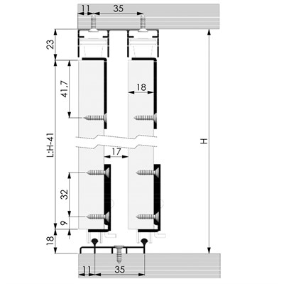 Комплект роликов для системы (SKM 80 AY) - фото 25882
