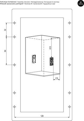Пантограф для шкафа 830-1100 мм Rejs - фото 25905
