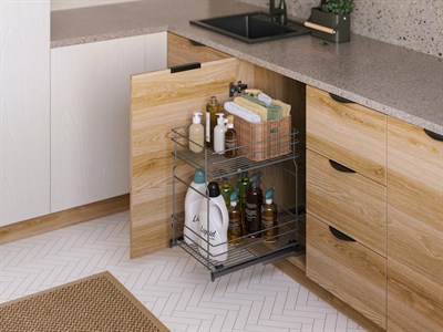 Бутылочница для кухни 300 мм с доводчиком Rejs - фото 25919