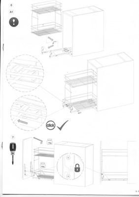 Выдвижная корзина Rejs 600 мм с доводчиком - фото 25958