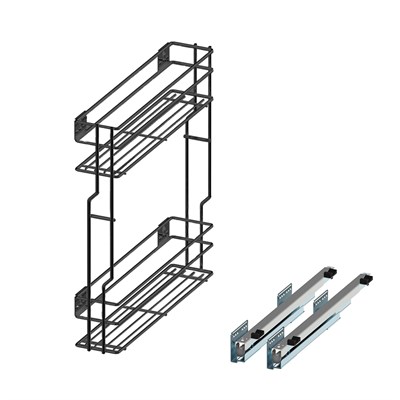 Бутылочница для кухни 200 мм с доводчиком Rejs - фото 25965