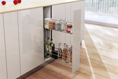 Бутылочница для кухни 200 мм с доводчиком Rejs - фото 25968