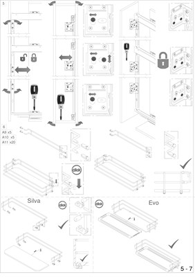 Высокая корзина бутылочница Rejs Linia Maxima EVO (в базу 200 мм) - фото 26001